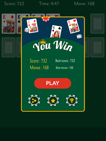 Tangkapan layar Solitaire Free+ iPad 