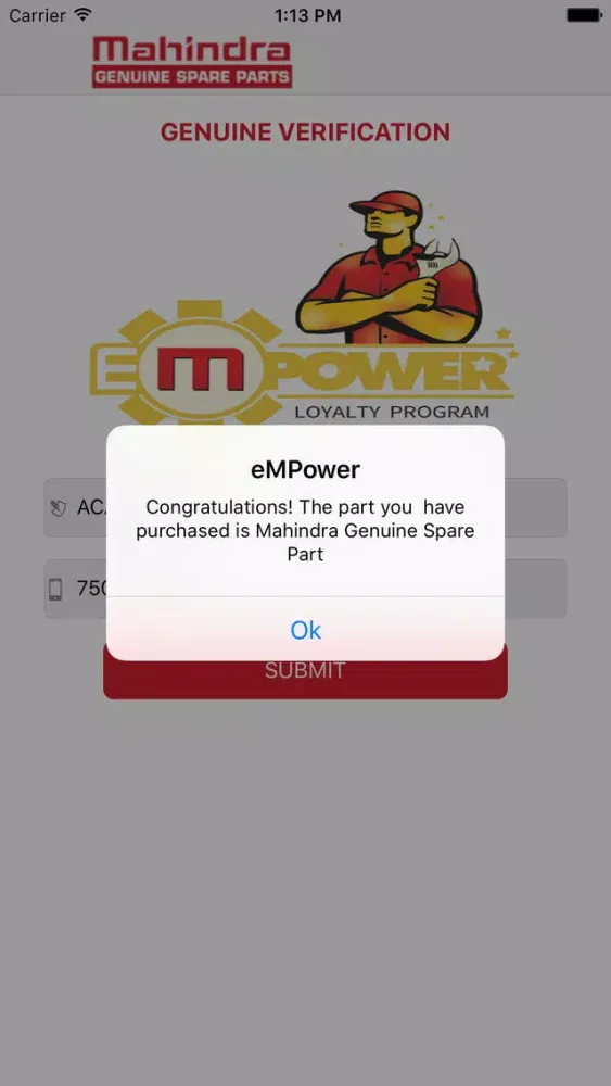 Capturas de tela do Mahindra eMPower