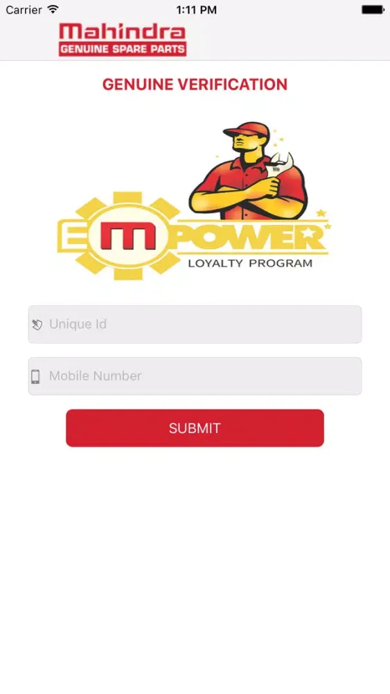 Capturas de tela do Mahindra eMPower