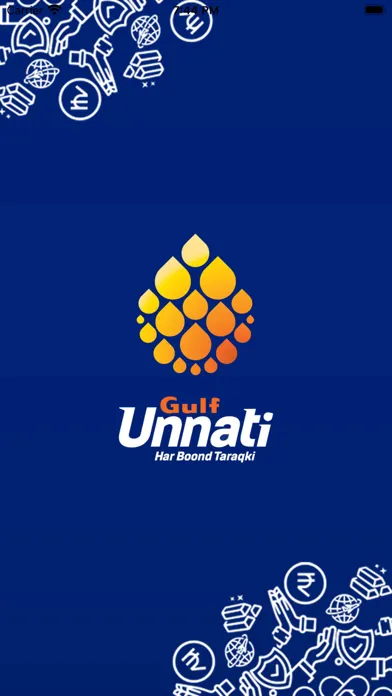 Tangkapan skrin Gulf Oil Unnati App