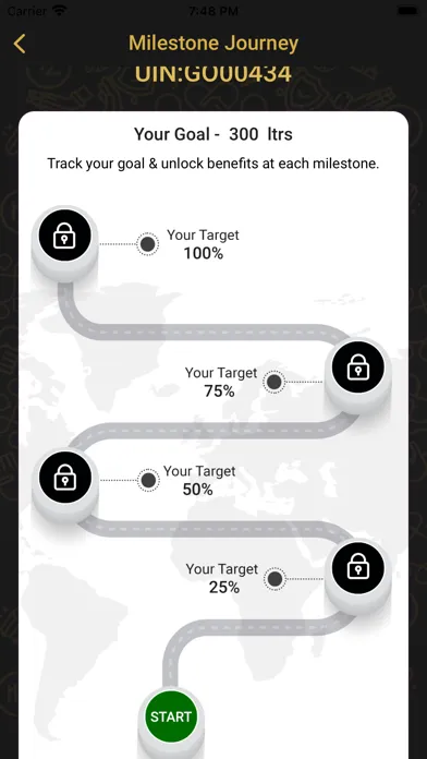 Tangkapan skrin Gulf Oil Unnati App