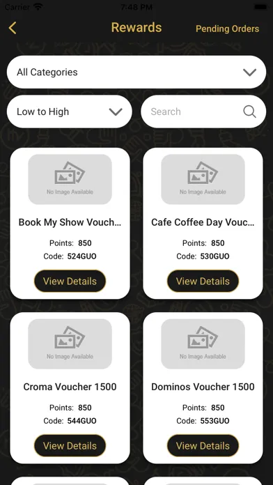 Tangkapan skrin Gulf Oil Unnati App