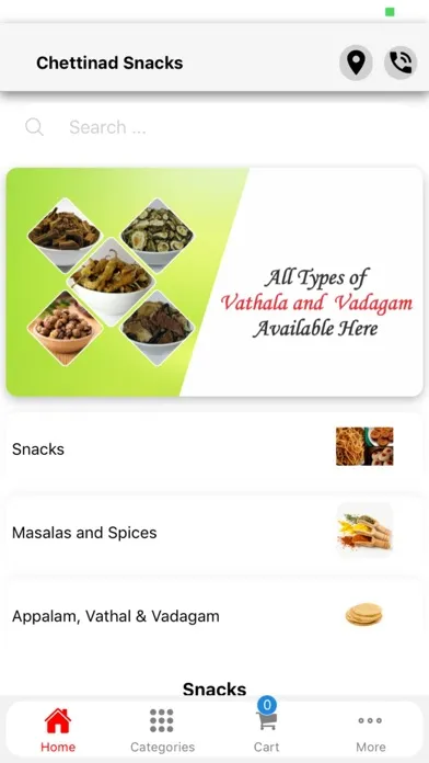 Скриншоты Chettinad snack