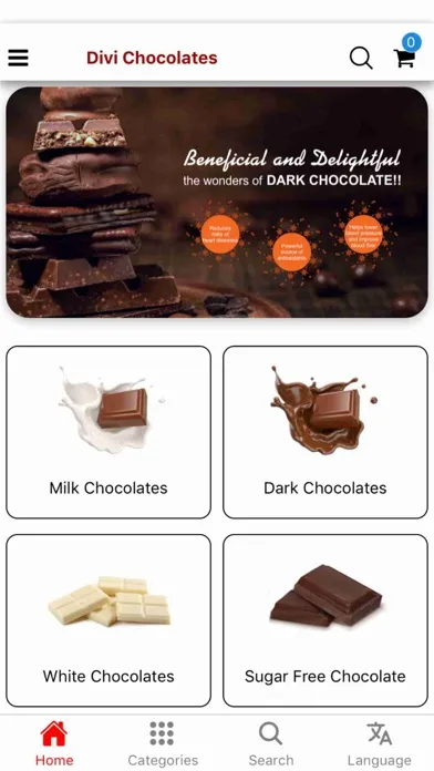 Divi Chocolates Screenshots