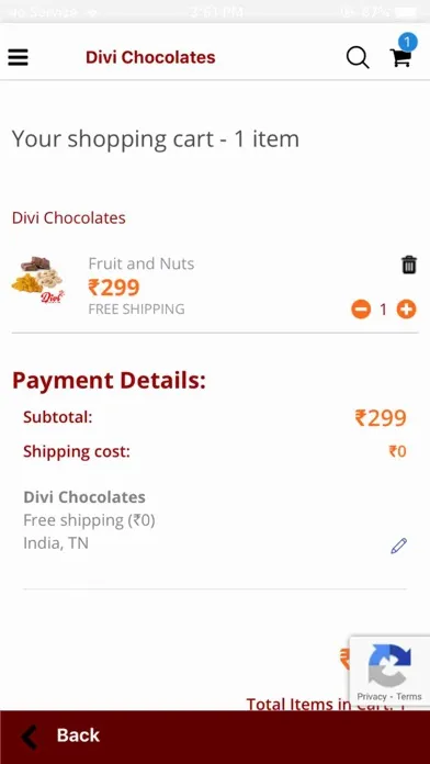 Divi Chocolates Screenshots