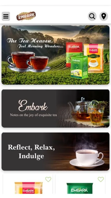 Скриншоты EmbarkTea