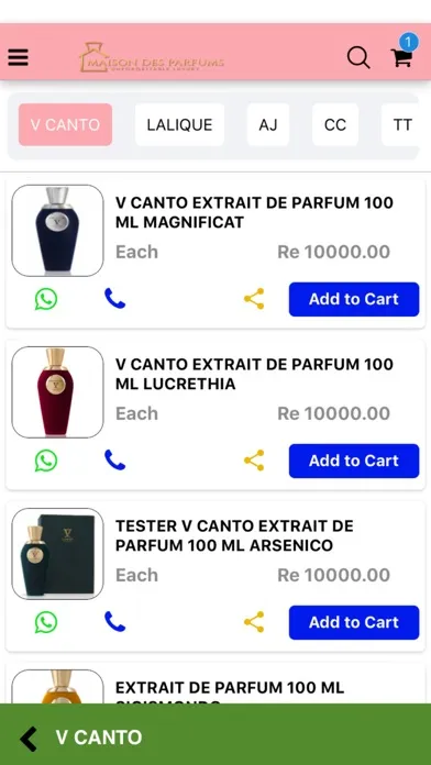 Maison des Parfums应用截图