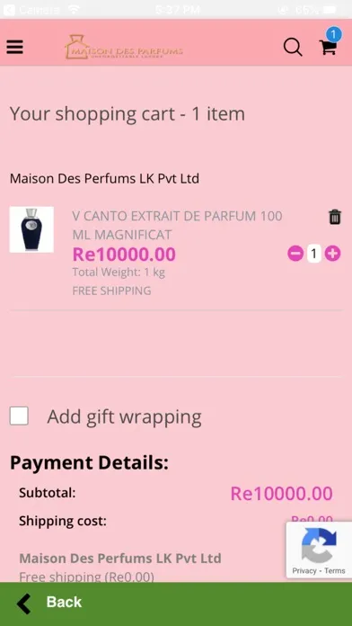 Maison des Parfums应用截图