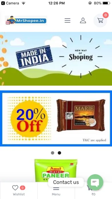 Captures d'écran de MrShopee