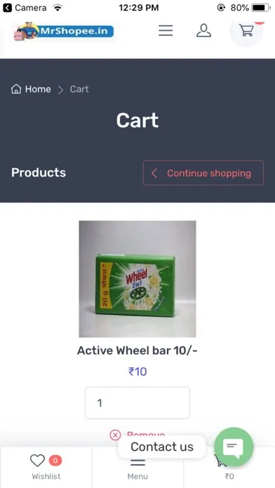 Captures d'écran de MrShopee