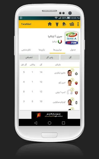 Tarafdari Live Scores Screenshots