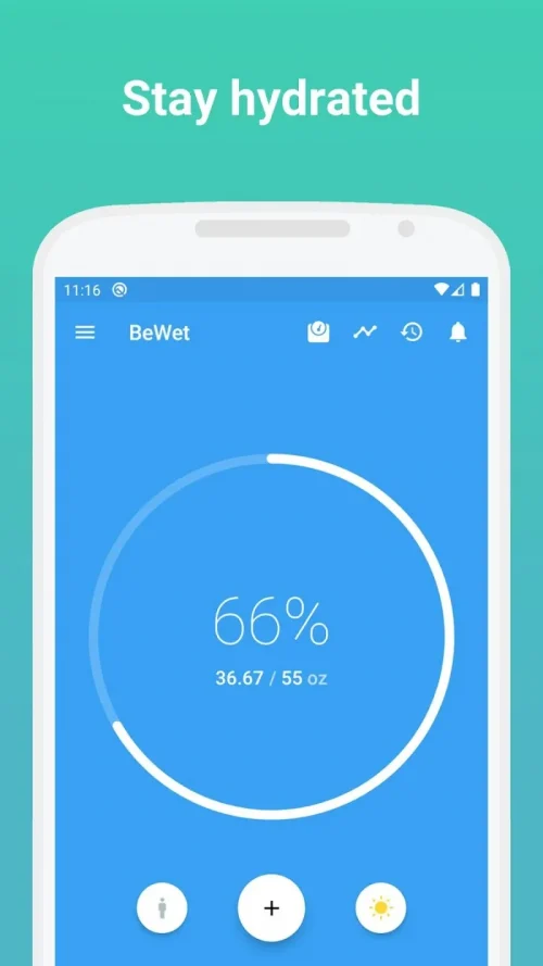 BeWet: Drink Water Reminder-screenshot-1