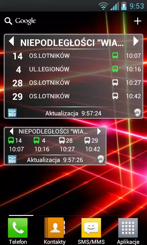 myBus online Ekran Görüntüleri