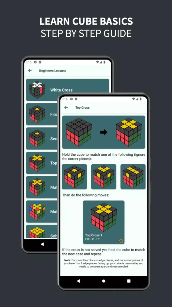Capturas de pantalla de Cube Solver CubeXpert
