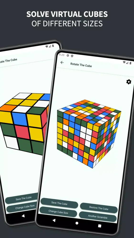 Capturas de pantalla de Cube Solver CubeXpert