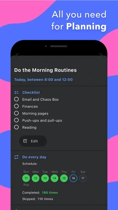 Chaos Control 2: GTD Organizer Screenshots