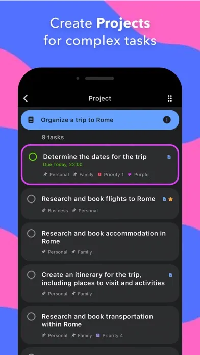 Chaos Control 2: GTD Organizer Screenshots