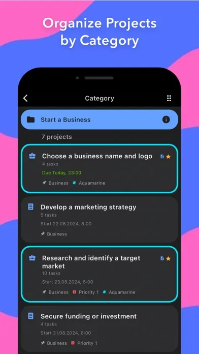 Chaos Control 2: GTD Organizer Screenshots