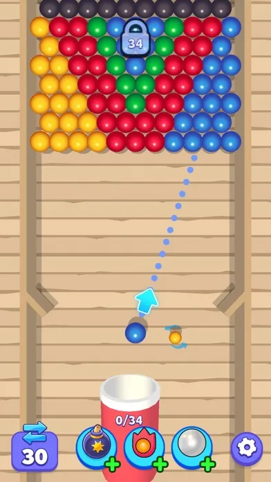 Tangkapan layar Bubble Fall 3D