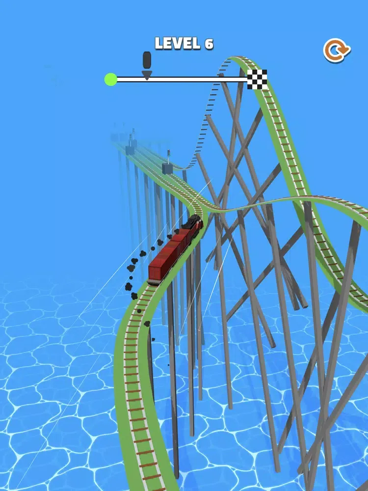 Tangkapan skrin Trains Run 3D iPad 