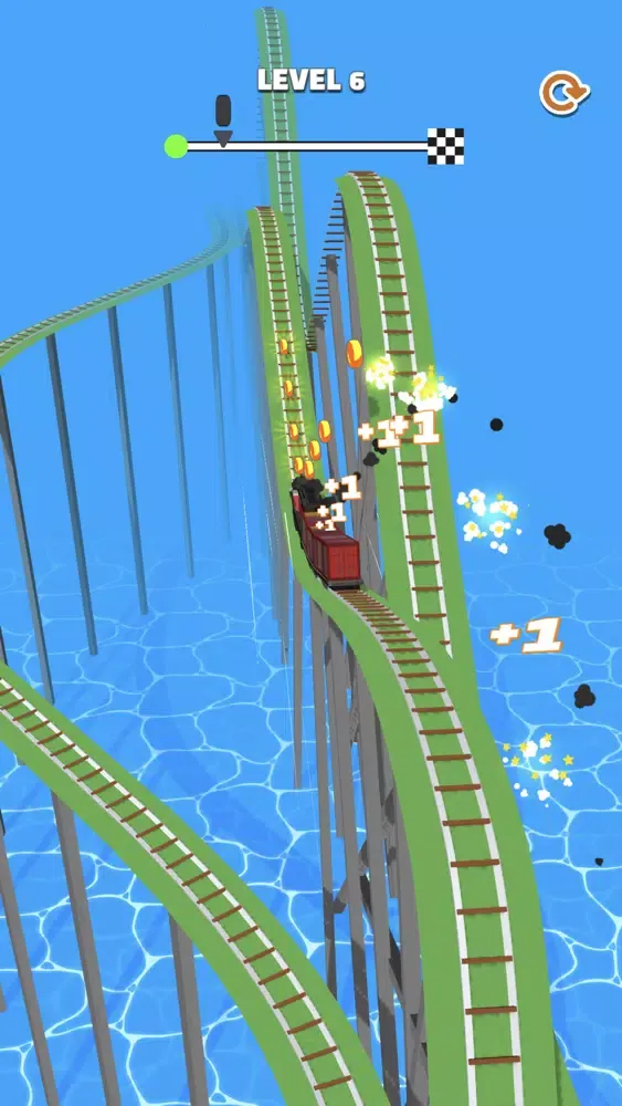 Tangkapan skrin Trains Run 3D