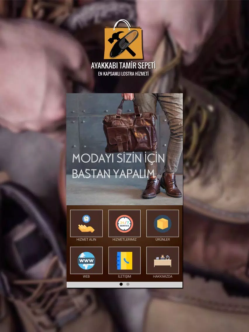 Ayakkabı Tamir Sepeti iPad 應用截圖