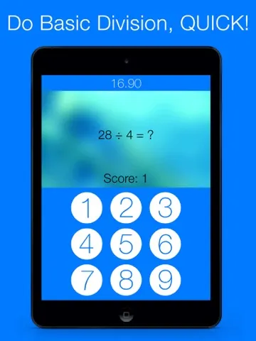 Division Game - Flashcards style math games for 2nd and 3rd grade kids iPad  স্ক্রিনশট