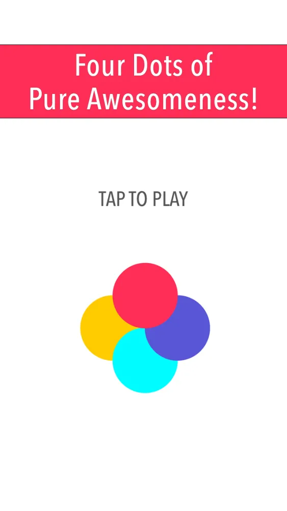 Four Awesome Dots - Free Falling Balls Games スクリーンショット