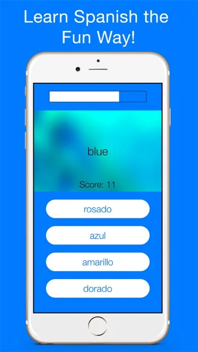 Captures d'écran de Spanish Games - Learn how to speak flash cards app