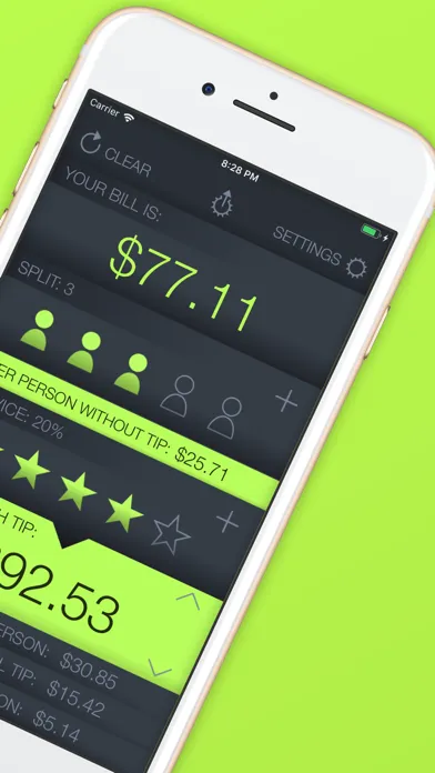 Screenshot di Tip Calculator - Tap Tip Pro