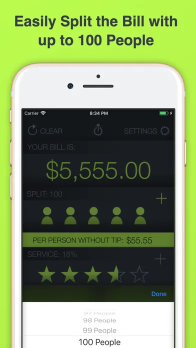 Screenshot di Tip Calculator - Tap Tip Pro