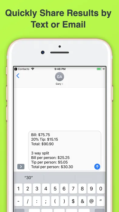 Screenshot di Tip Calculator - Tap Tip Pro