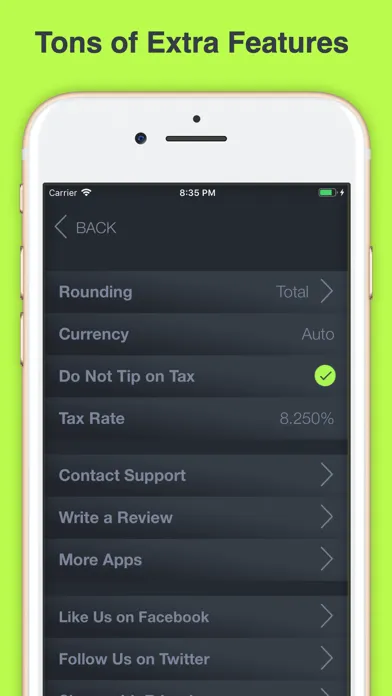 Screenshot di Tip Calculator - Tap Tip Pro