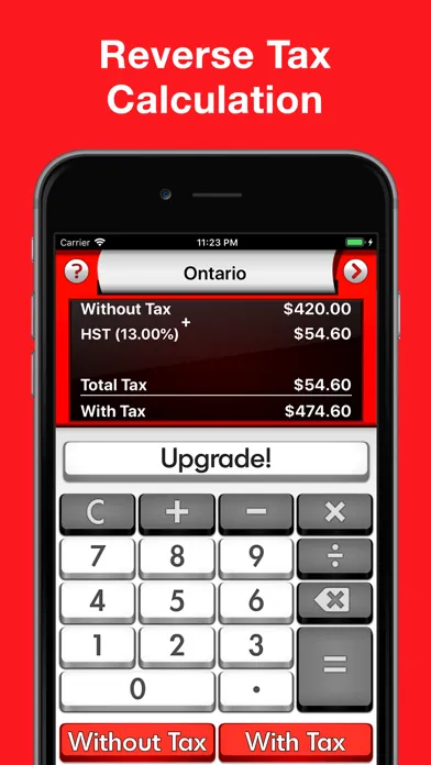 Sales Tax Canada Calculator +應用截圖