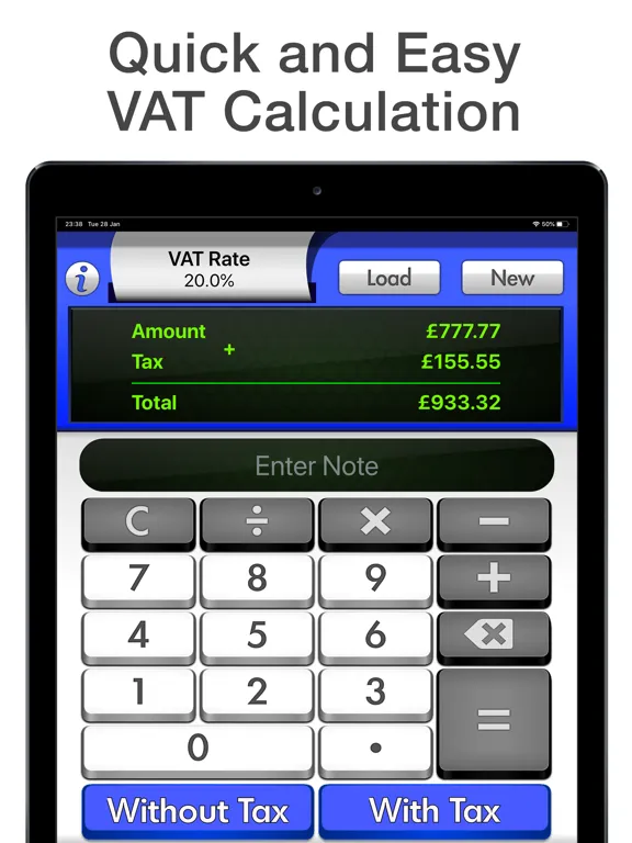 صور V.A.T. Calculator Pro - Tax Me iPad 