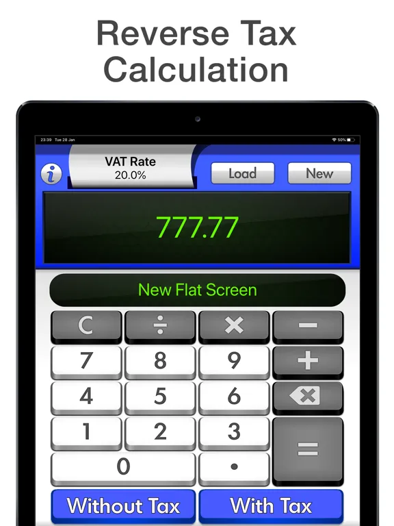 صور V.A.T. Calculator Pro - Tax Me iPad 