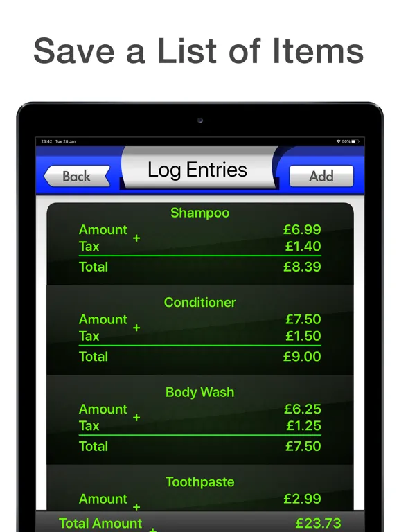 صور V.A.T. Calculator Pro - Tax Me iPad 