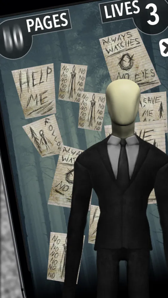 Captures d'écran de Slender Mania