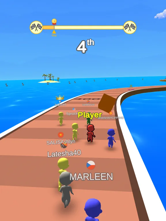 Zrzuty ekranu Bouncy Race 3D iPad 