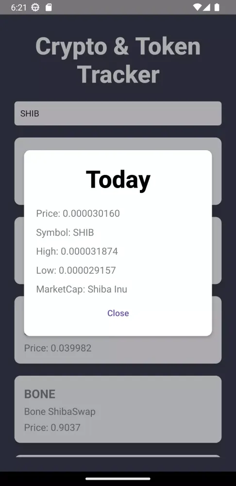 Crypto Price Tracker BTC, ETH应用截图