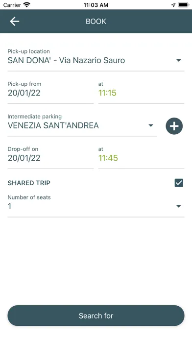 Скриншоты Veritas Car Sharing
