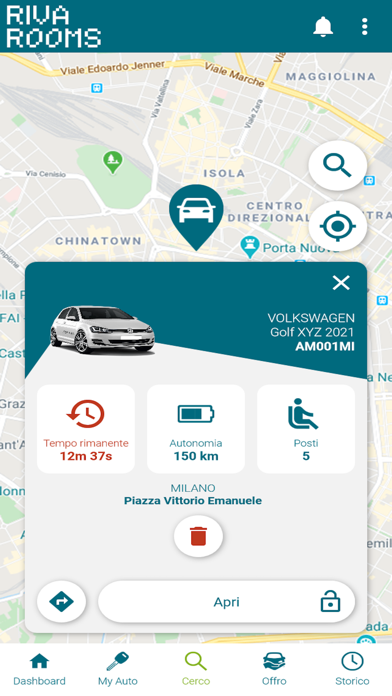 Riva Rooms Car Sharing Screenshots