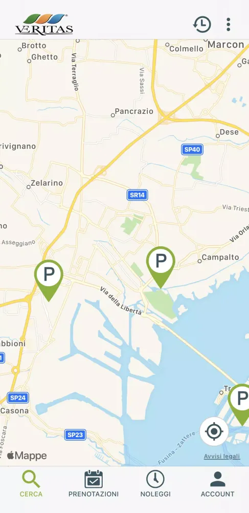 Screenshot di Veritas Car Sharing