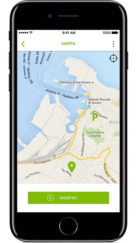 Ảnh chụp màn hình của B2C CarSharing