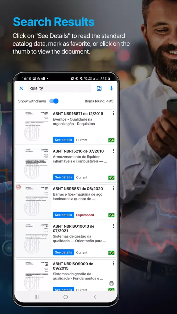 Capturas de pantalla de Target Normas