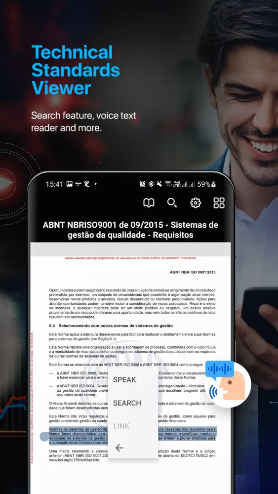 Capturas de pantalla de Target Normas