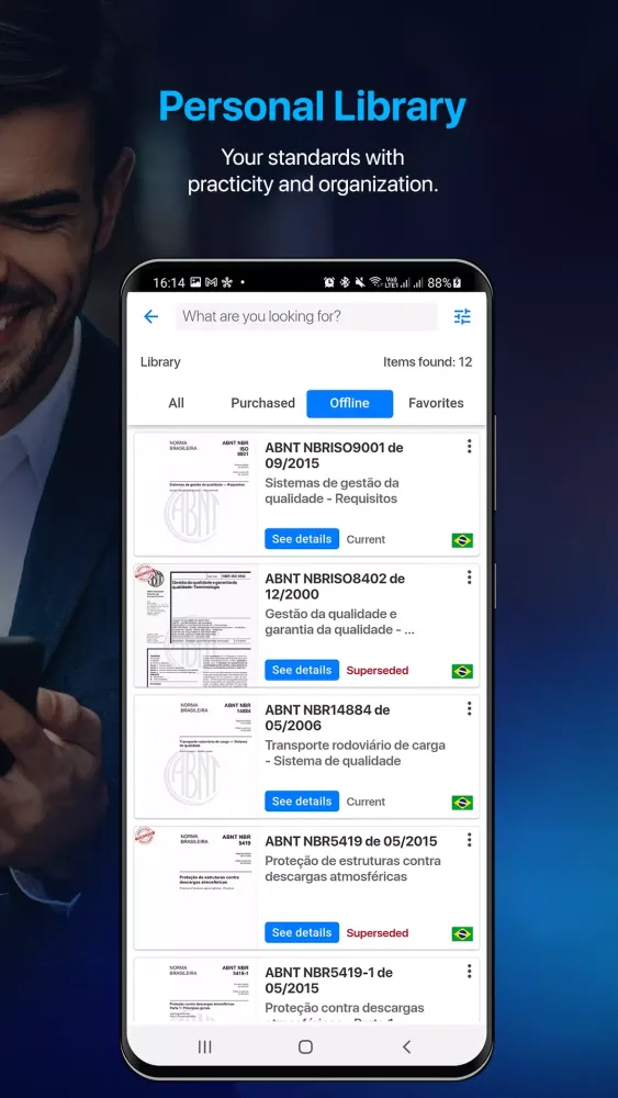 Capturas de pantalla de Target Normas