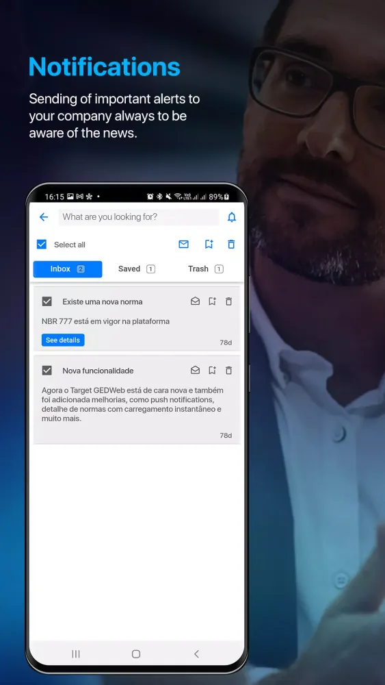 Capturas de pantalla de Target Normas