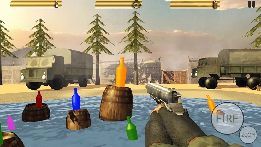 Tangkapan layar Frontline Bottle Shoot 3D