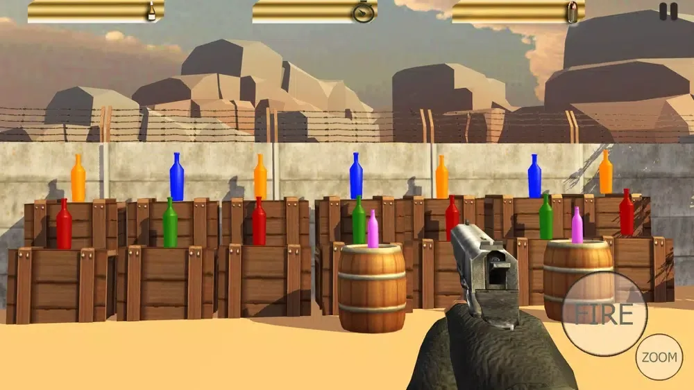 Tangkapan layar Frontline Bottle Shoot 3D